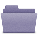 Purple Open Folder Icon 128x128 png
