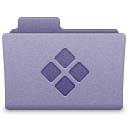 Purple Windows Folder Icon 128x128 png