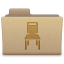Yellow Group Folder Icon 128x128 png