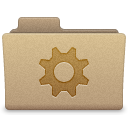Yellow Smart Folder Icon 128x128 png