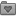 Grey Love Folder Icon 16x16 png