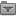 Grey Naughty Folder Icon 16x16 png