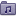 Purple Music Folder Icon 16x16 png