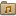 Yellow Music Folder Icon 16x16 png