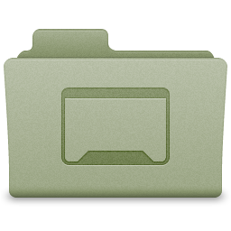 Green Desktop Folder Icon 256x256 png