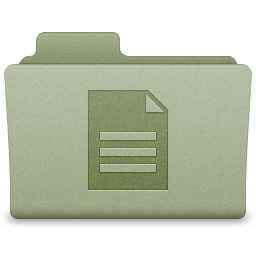 Green Documents Folder Icon 256x256 png