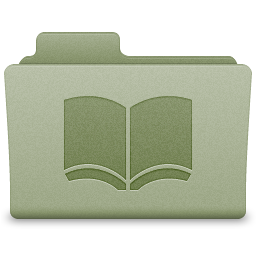 Green Library Folder Icon 256x256 png