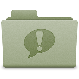 Green iChat Folder Icon 256x256 png