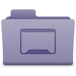 Purple Desktop Folder Icon 256x256 png