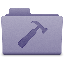 Purple Developer Folder Icon 256x256 png