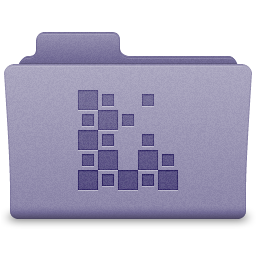 Purple Icons Folder Icon 256x256 png