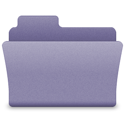 Purple Open Folder Icon 256x256 png