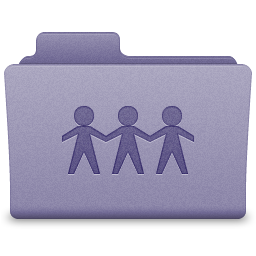 Purple Sharepoint Folder Icon 256x256 png