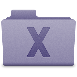 Purple System Folder Icon 256x256 png