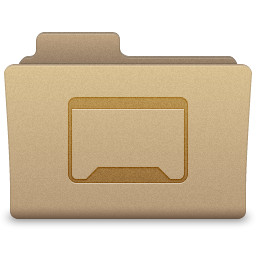 Yellow Desktop Folder Icon 256x256 png
