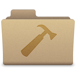 Yellow Developer Folder Icon 256x256 png