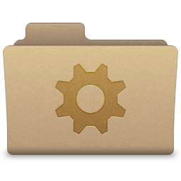 Yellow Smart Folder Icon 256x256 png