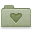 Green Love Folder Icon 32x32 png
