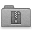 Grey Zips Folder Icon 32x32 png