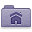 Purple Home Folder Icon 32x32 png