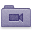 Purple Movies Folder Icon 32x32 png