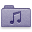 Purple Music Folder Icon 32x32 png