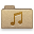 Yellow Music Folder Icon 32x32 png