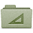 Green Work Folder Icon 48x48 png