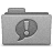 Grey iChat Folder Icon