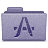 Purple Applications Folder Icon