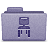 Purple Group Folder Icon