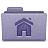 Purple Home Folder Icon