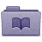 Purple Library Folder Icon 48x48 png