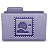 Purple Mail Folder Icon 48x48 png
