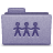 Purple Sharepoint Folder Icon 48x48 png
