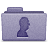 Purple Users Folder Icon