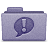 Purple iChat Folder Icon 48x48 png