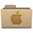 Yellow Apple Folder Icon