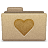 Yellow Love Folder Icon