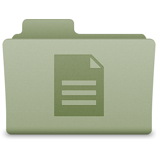 Green Documents Folder Icon 512x512 png