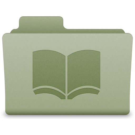 Green Library Folder Icon 512x512 png