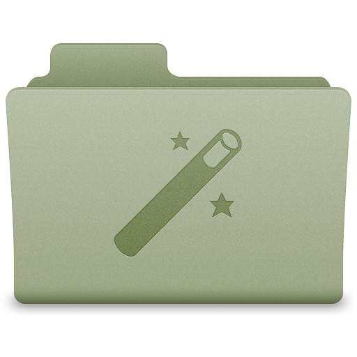 Green Magic Folder Icon 512x512 png