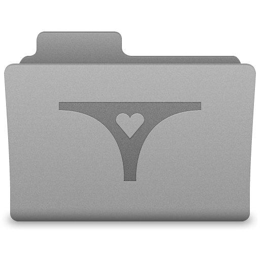 Grey Naughty Folder Icon 512x512 png