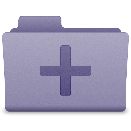 Purple Add Folder Icon 512x512 png