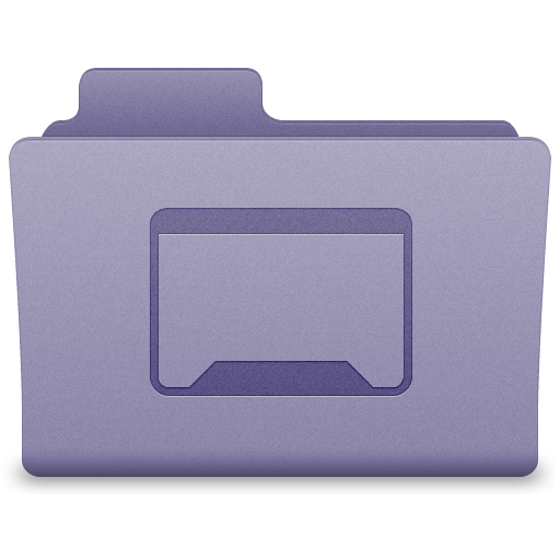 Purple Desktop Folder Icon 512x512 png