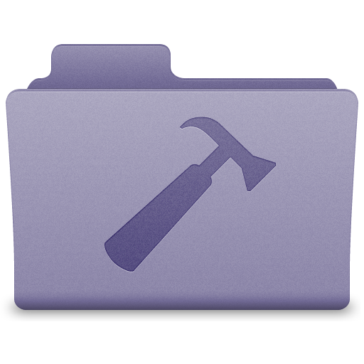 Purple Developer Folder Icon 512x512 png