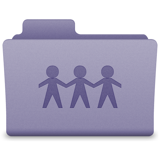 Purple Sharepoint Folder Icon 512x512 png