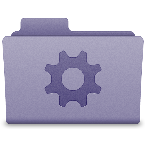 Purple Smart Folder Icon 512x512 png