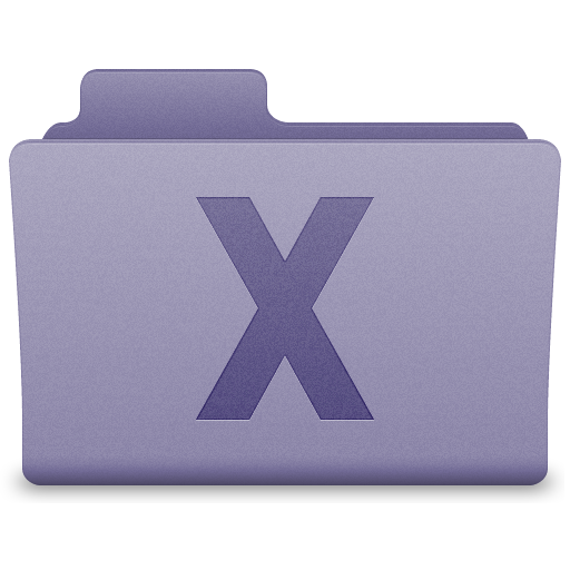 Purple System Folder Icon 512x512 png