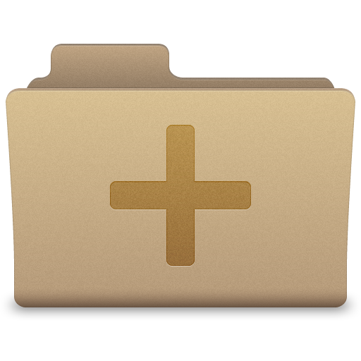 Yellow Add Folder Icon 512x512 png